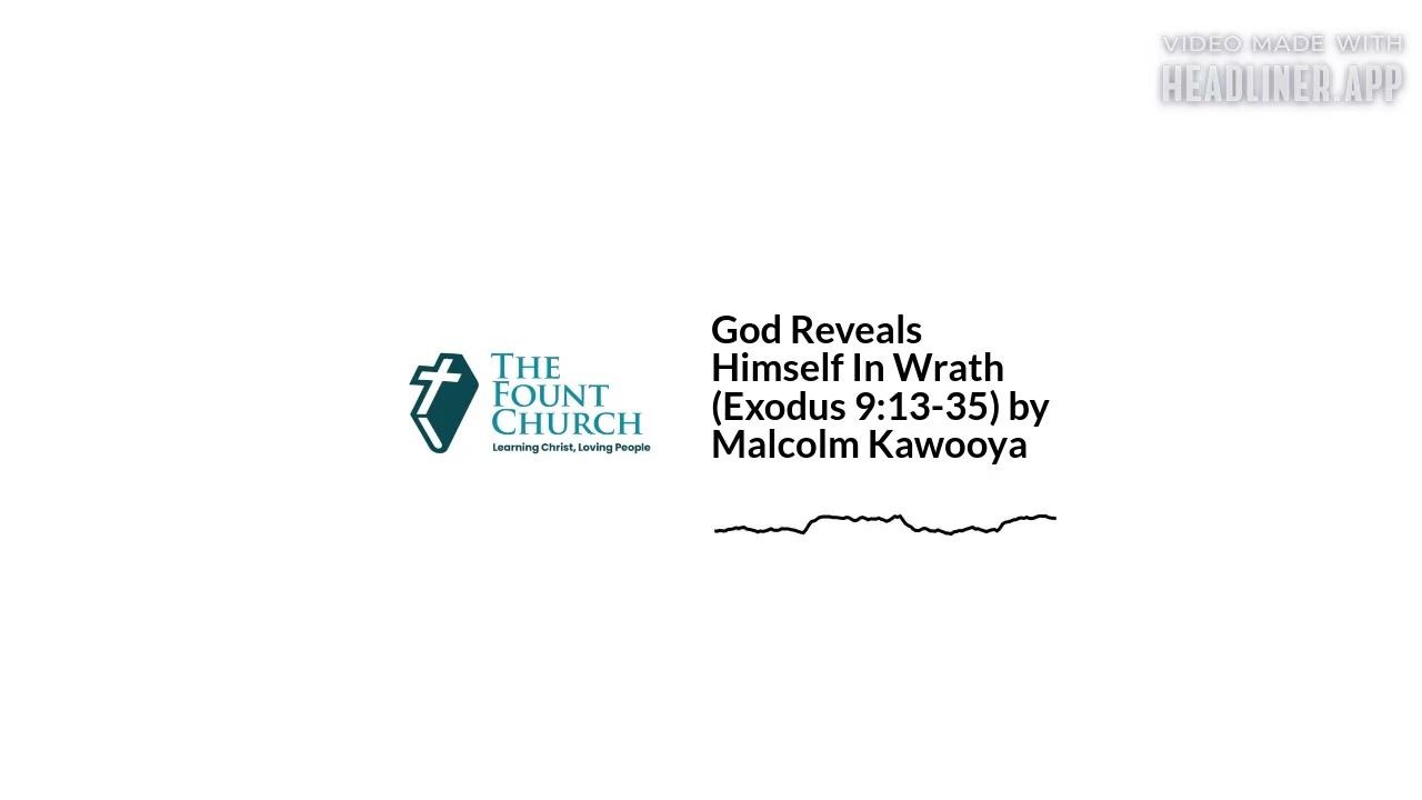 God Reveals Himself In Wrath (Audio) (Exodus 