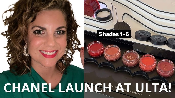 chanel lip and cheek balm swatches