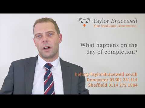 What happens on the day of completion