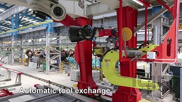 igm PV robotic spot welding gantry