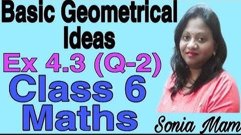 Basic Geometrical Ideas: Ex 4.3: Q 2: NCERT: Class6: Maths