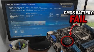 Computer BIOS Error Fixed! CMOS Battery Failure Solution | BIOS Date & Time Reset