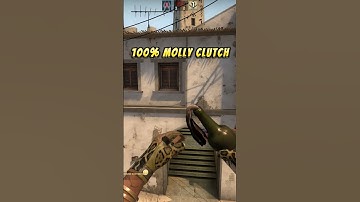 You win 100 % clutches with this Molotov #csgo #counterstrike #cs2 #clutch #globaloffensive #1tap