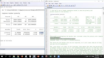 Do file walk-through: Regression & Confounding