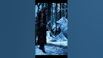 Gilly and Direwolf Ghost 🐺 #gameofthrones #jonsnow Samwell Tarly #shorts #trending