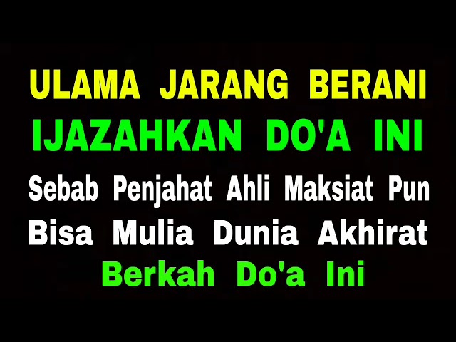 Sebar Do'a Ini Makin Banyak Yg Mulia - ILmu Agama Tak Boleh diRahasiakan class=