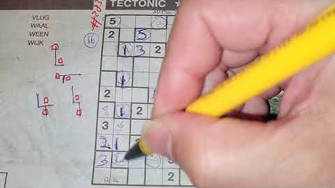 (#2832) Saturday. Tectonic01 Sudoku puzzle. Bonus Extra edition. 05-22-2021 Extra part 4 of 4