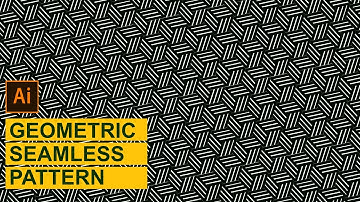 Adobe Illustrator Tutorial l How to Create GEOMETRIC SEAMLESS PATTERN