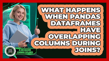 What Happens When Pandas DataFrames Have Overlapping Columns During Joins?