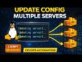 Shell Script to Update Config File on Multiple Servers | Replace IP & Port | DevOps Tutorial