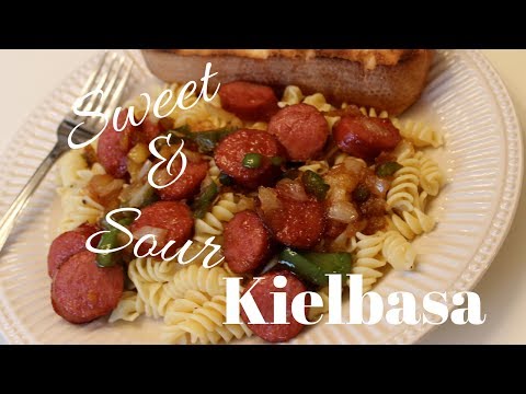 Dinner Idea Sweet Sour Kielbasa Recipe