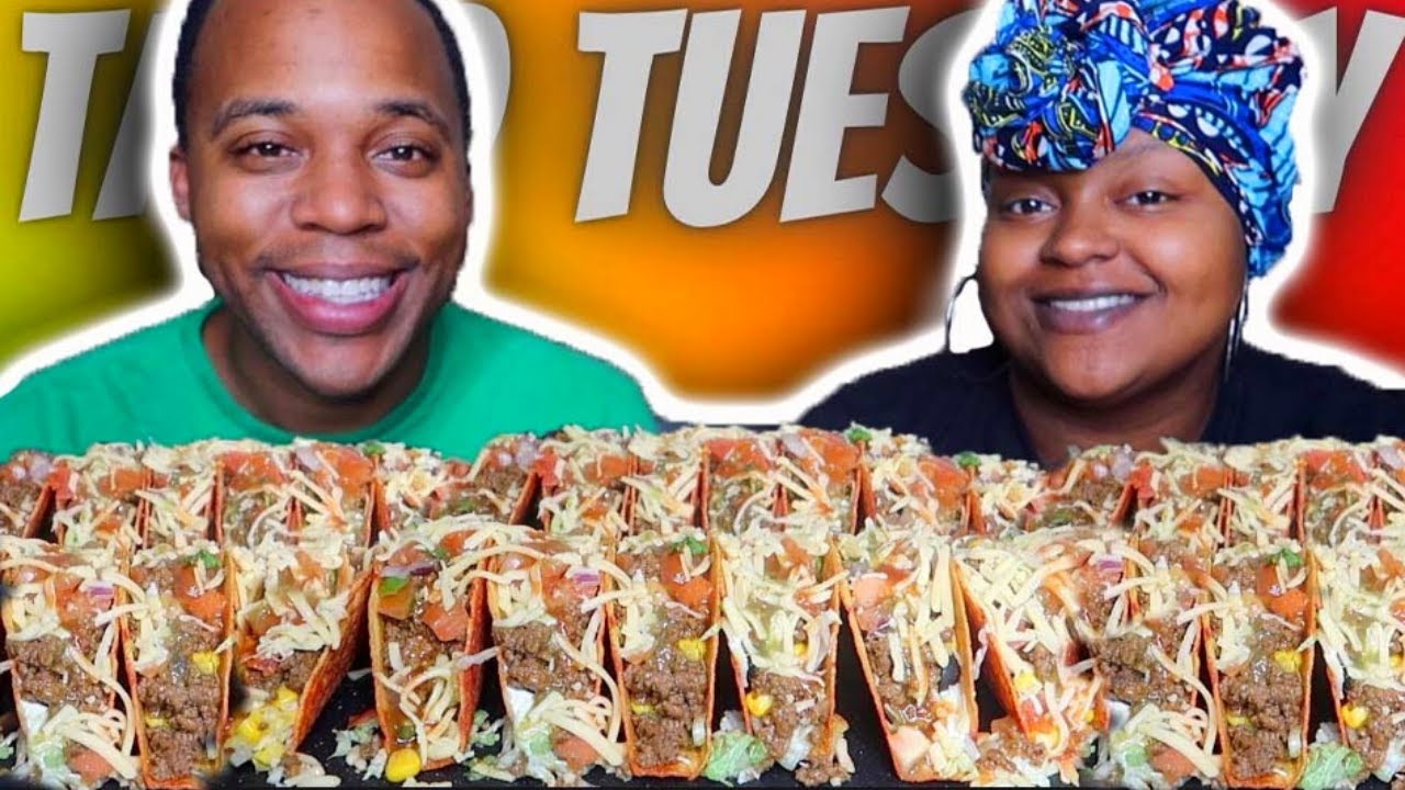 TACO TUESDAY MUKBANG!!! TAKIS FUEGO CRUNCHY LOADED TACOS MUKBANG 먹방 EATING SHOW