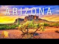 Flying over arizona 4k u peaceful piano music with beautiful nature for relaxation
