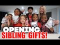 WE SAW SANTA!! + Opening Secret Santa Sibling gift exchange gifts!