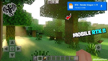 RTX Realistic Shader For Minecraft PE 1.19.81 / 1.20+ ✊ | [ 100% Working ] Render Dragon