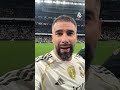 🤳 #Carvajal: "We witnessed a top atmosphere today! A part of this victory is yours. We keep going!”