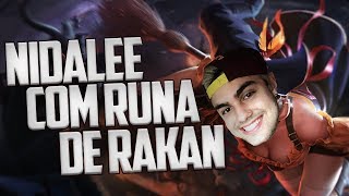 JOGANDO DE NIDALEE COM RUNA DE RAKAN!!    #MixRJ