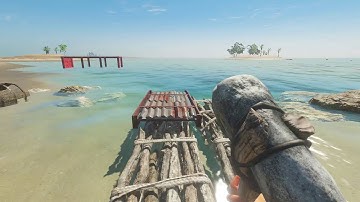 Stranded Deep 0.11 EP03 Motorized Raft Build