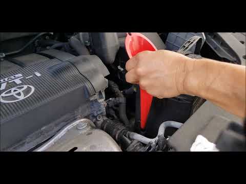 2012 toyota rav4 full tuneup part 2 (How to change the trans fluid) (WS