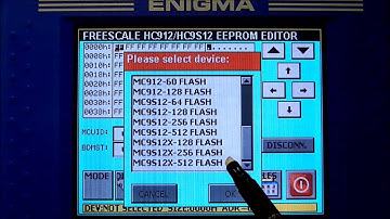 ENIGMATOOL - TUTORIAL - HOW TO PROGRAM MOTOROLA PROCESSOR EEPROM WITH MOTOROLA SECURED EDITOR