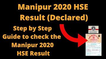 Manipur 2020 HSE Result (Declared) -How to Check Manipur Board Class 12th HSE COHSEM Result Official