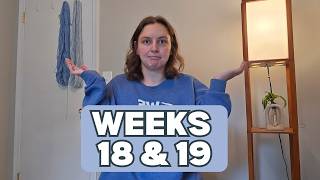 Weeks 18 & 19 || I have decision-fatigue & returning to simple knits || Knitting One Hat a Week