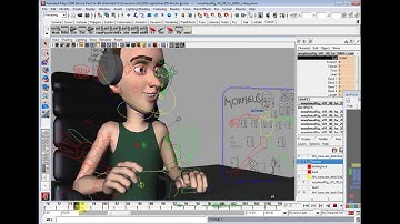 #animation, Polishing a shot in Maya, simple demo and discussion