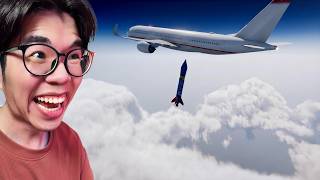 TÊN LỬA BẰNG CHAI NƯỚC CỦA TÔI ĐÃ CHẠM VÀO MÁY BAY ! | Basement To The Sky #2