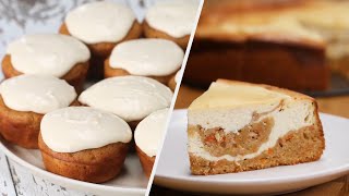 Recipes: https://tasty.co/recipe/carrot-cake-cheesecake
https://tasty.co/recipe/carrot-cake-pancakes
https://tasty.co/recipe/carrot-cake-granola-balls https:...