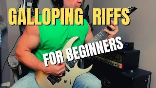 How to Play Galloping Metal Guitar Riffs for Beginners