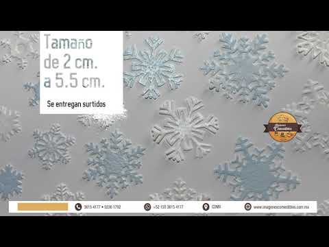 Video: Copos De Nieve Comestibles Calados