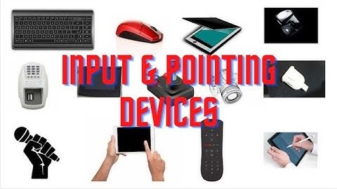 NPUT & pointing devices | 3rd year lecture Number 6 of Information technology for B.sc| gorsel mix