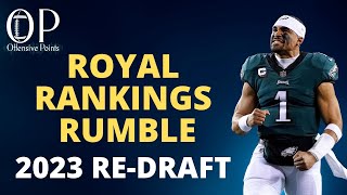 Offensive Points - 2023 Redraft Rankings - 1.0