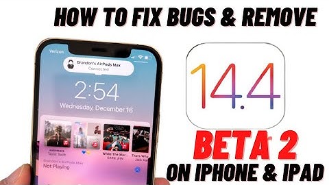 How To Remove iOS 14.4 Beta 2 On iPhone & iPad Without Computer