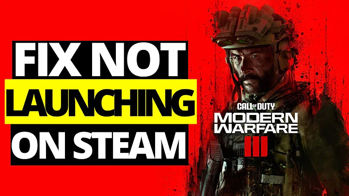 FIX COD MW3 & WARZONE NOT LAUNCHING STEAM - Modern Warfare 3 Not Opening