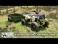 【ATV Promas Malaysia】Agriculture Full Metal Trailer ATV |Agrotech| latest farming transport vehicle