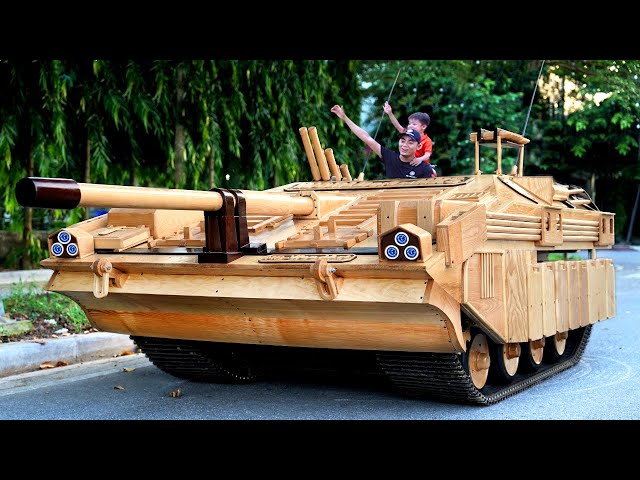 Building Wooden STRV 103 TANK For My Son class=