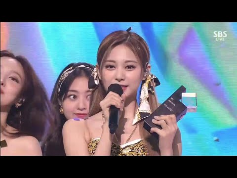 TWICE win 1st place with 'Alcohol-Free' on SBS INKIGAYO 210620
