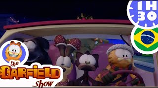 😼 Cuidado, Garfield ao volante! 🚘 Compilação de episódios do Garfield!