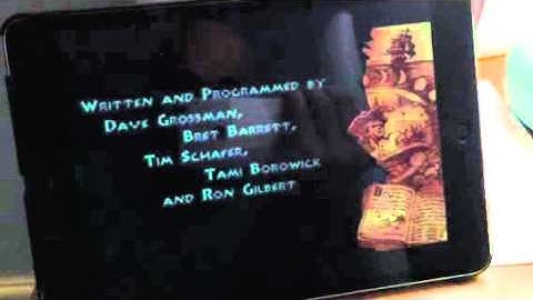 Monkey Island 2 - Accurate MT-32 emulation using SCUMMVM 1.8.0 on iOS (iPad Mini 2)