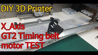 DIY 3D Printer/control/X axis test