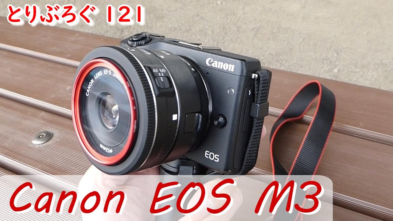 Canon EOS M3】装着するだけで設定不要!!外付け電子ビューファインダー 