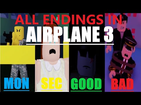 Airplane 3 Story All Endings Roblox Secret Games Youtube - roblox airplane story how to get secret ending