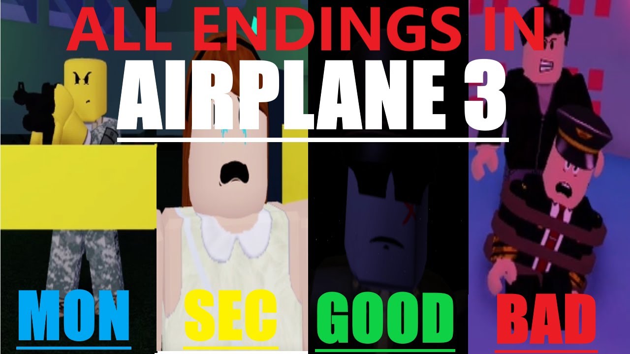 Airplane 3 Story All Endings Roblox Secret Games Youtube - roblox camping 1 and 2 all endings