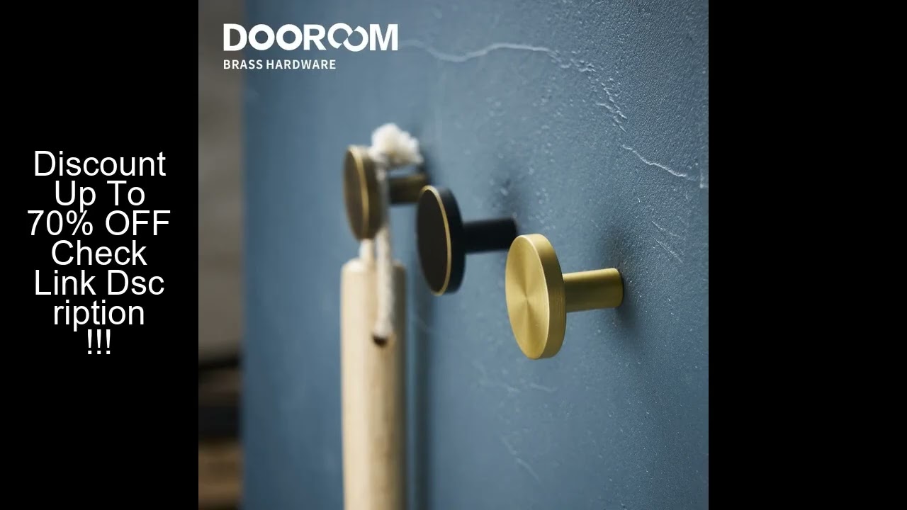 Dooroom Brass Bearing Hooks Bathroom Indoor Kitchen Hallway Wall Clothes Hooks Wall Hangings Row Hoo