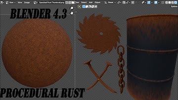 Rust Procedural Material Tutorial | Blender