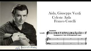 Video thumbnail of ""Celeste Aida" Aida, G. Verdi - Franco Corelli (Best "morendo" in the history of this aria!)"