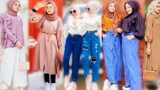 REKOMENDASI OOTD HIJAB REMAJA KEKINIAN ALA KOREAN STYLE