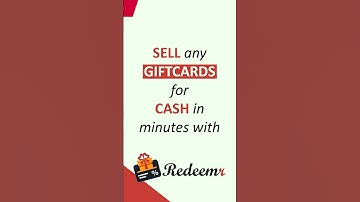 Turn your unused Gift cards into cash with Redeemr