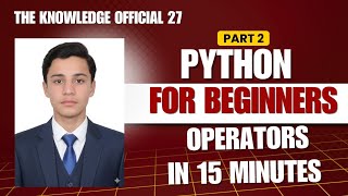 Operators in python|python operators|types of operators in python 